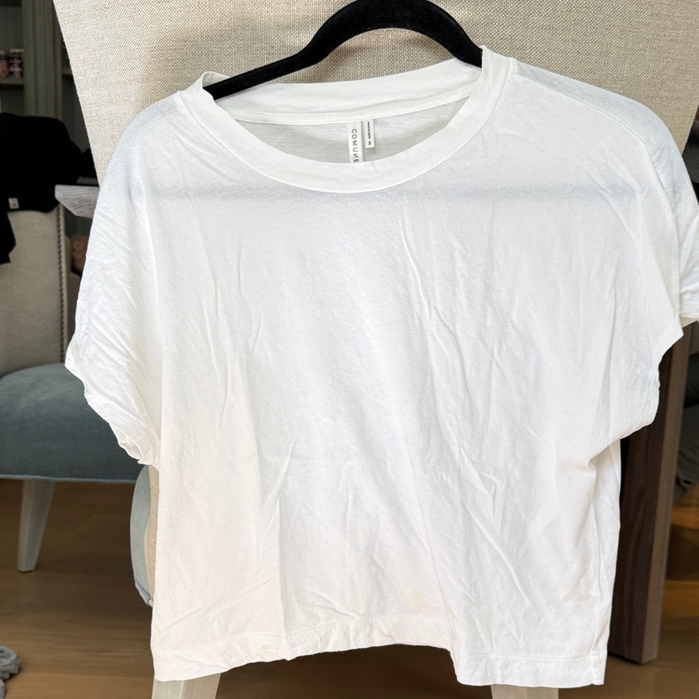 Elegant White Short Sleeve Tee